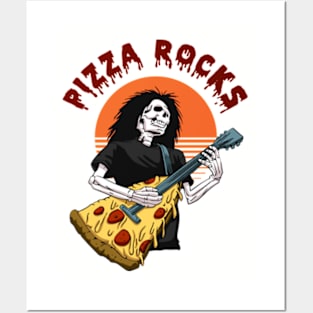 Pizza Rocks Posters and Art